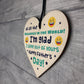 Rude Joke Gift For Dad On Fathers Day Wood Heart Funny Dad Gift