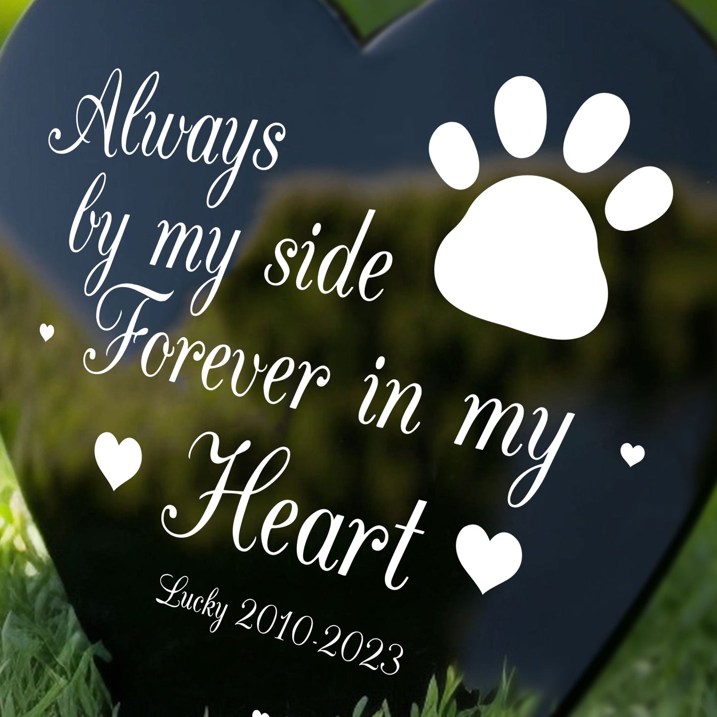 Memorial Plaque For Pet Dog Cat Personalised Grave Stone Gift