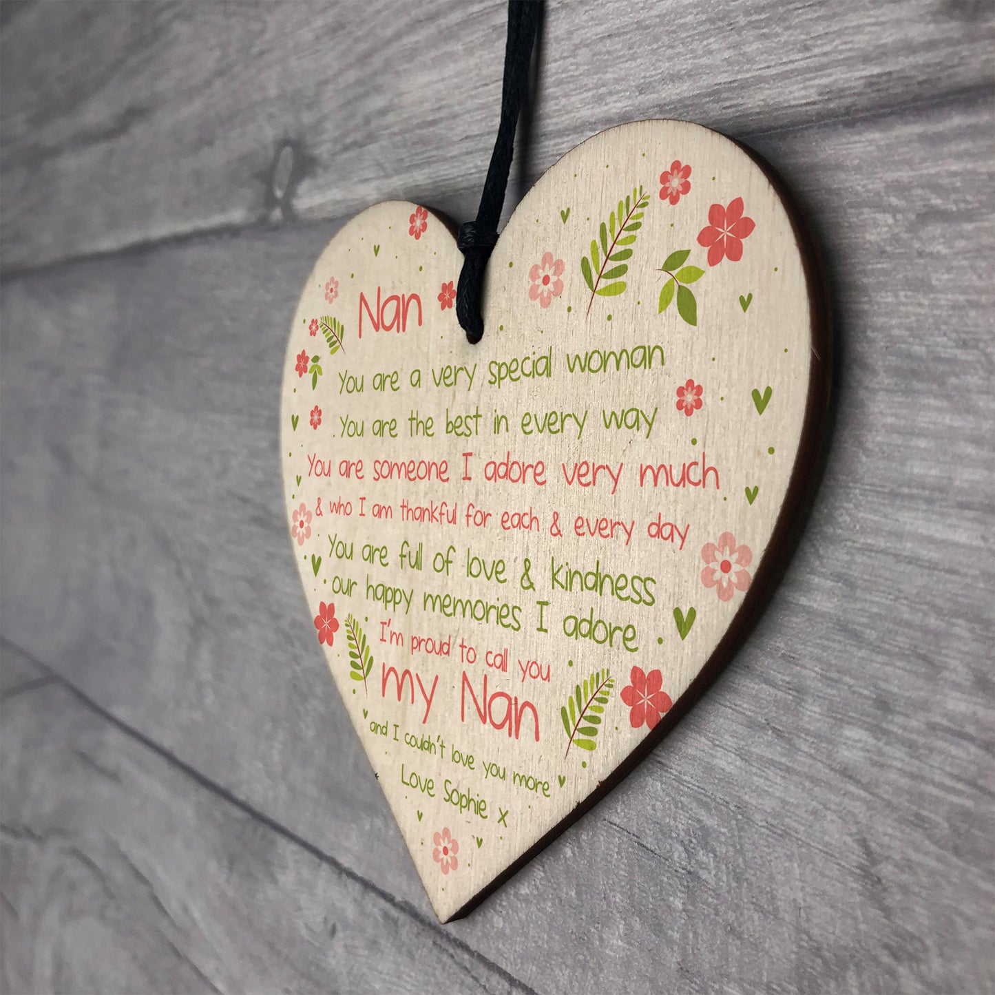 Nan Gift From Grandchildren Personalised Birthday Christmas Gift