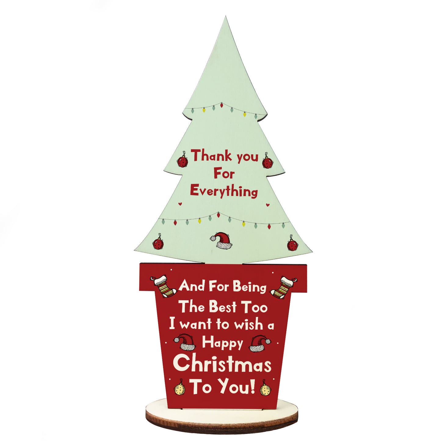 Teacher Gift Standing Christmas Tree Christmas Gift Nursery