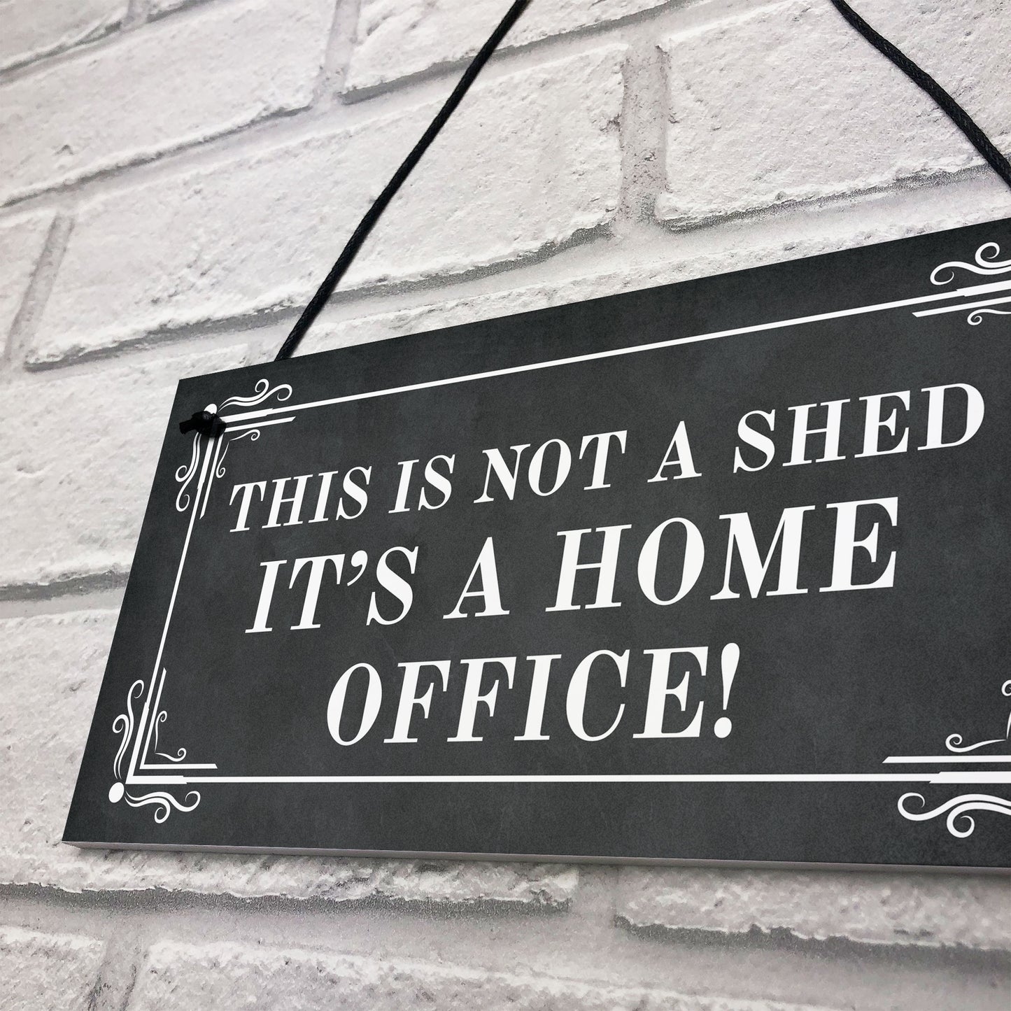 Personalised Hanging Door Sign Home Office Business Shed Sign