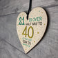 Rude Funny 21st Birthday Gift For Daughter Son Wooden Heart