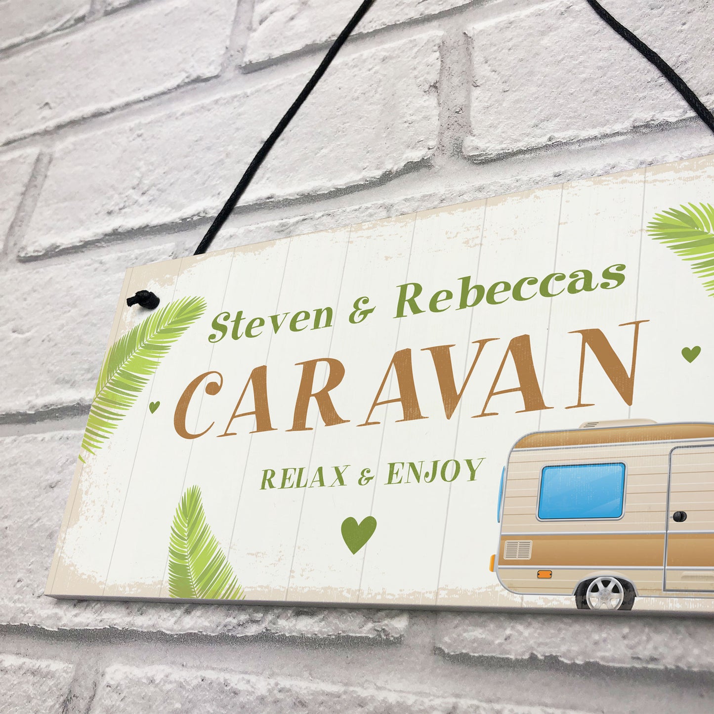 Caravan Sign Novelty Personalised Caravan Accessories Retirement