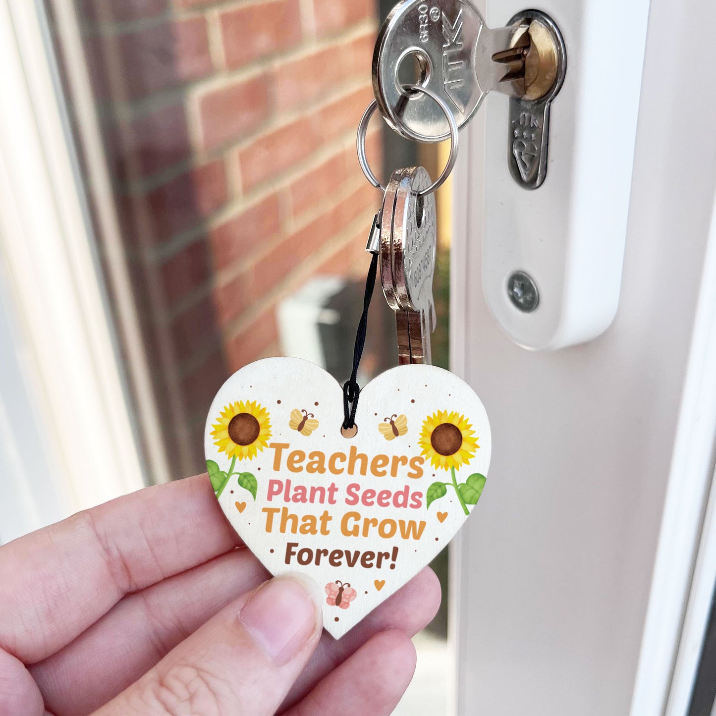 Novelty Teacher Keyring Thank You Gift For Men Women Leaving