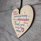Childminder Gift Handmade Wooden Heart Sign Teacher Nursery Gift