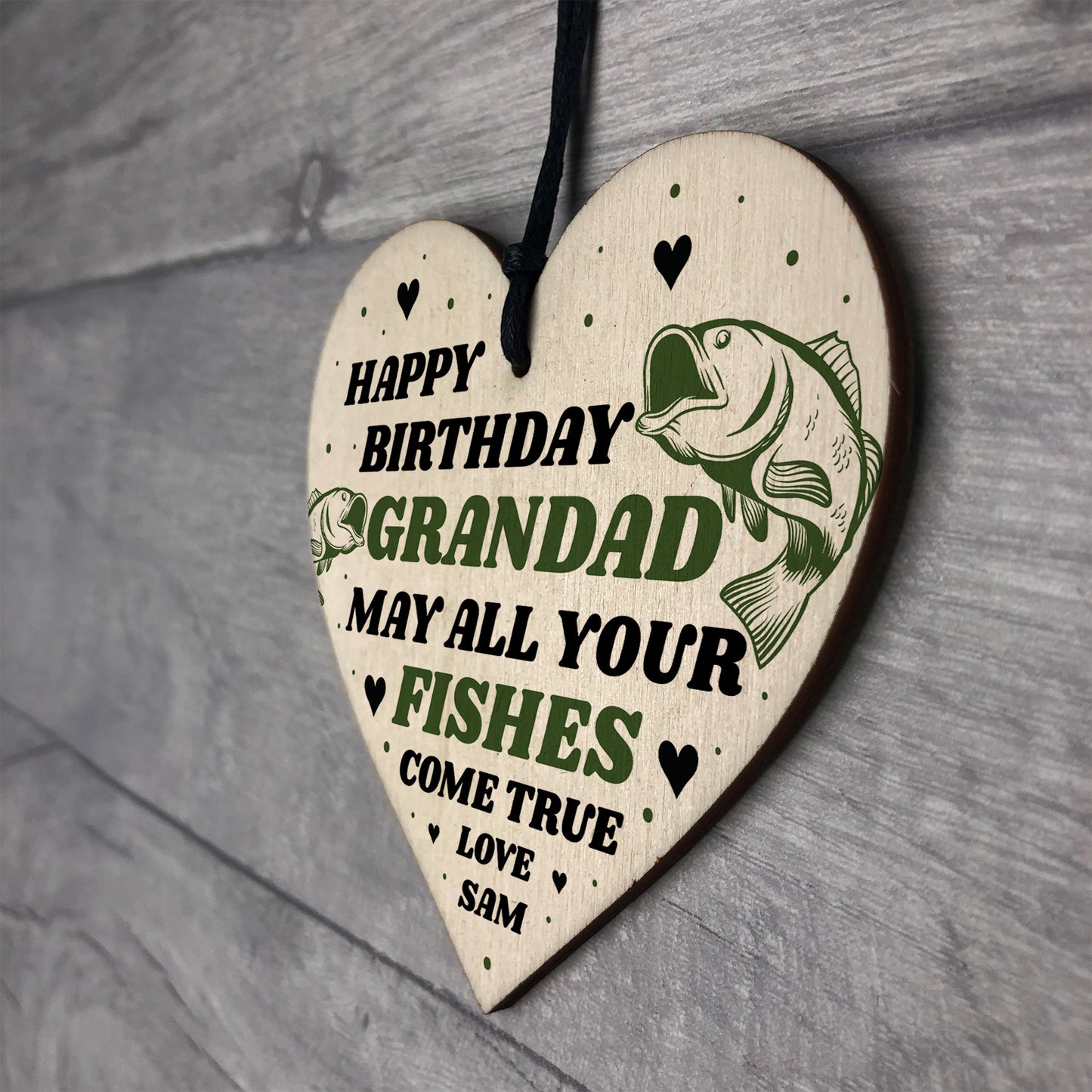 Funny Birthday Gift For Grandad Personalised Fishing Gift Humour