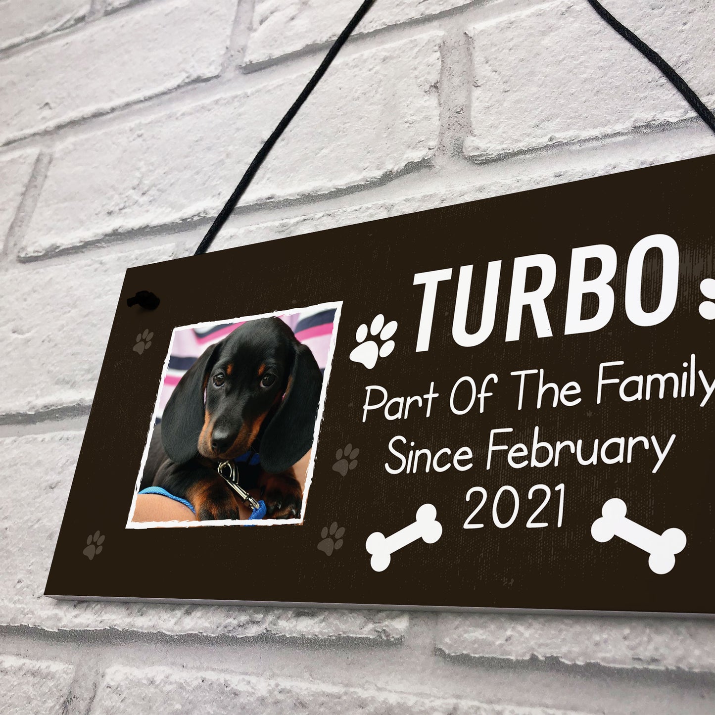 Personalised Dog Sign For Home Pet Gift Dog Lover Gift Dog Den