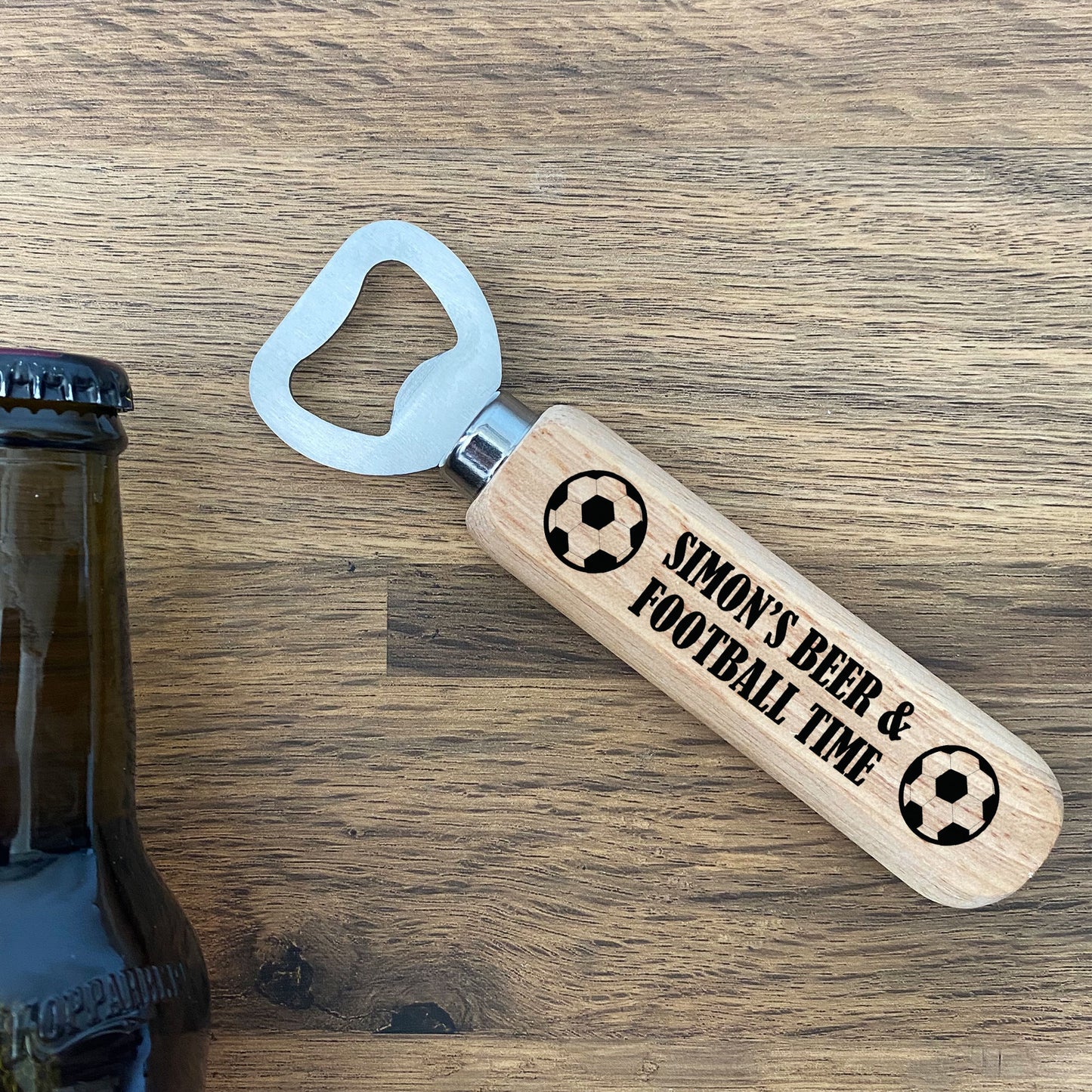 PERSONALISED Football Gifts For Boys Men Bottle Opener Beer Gift