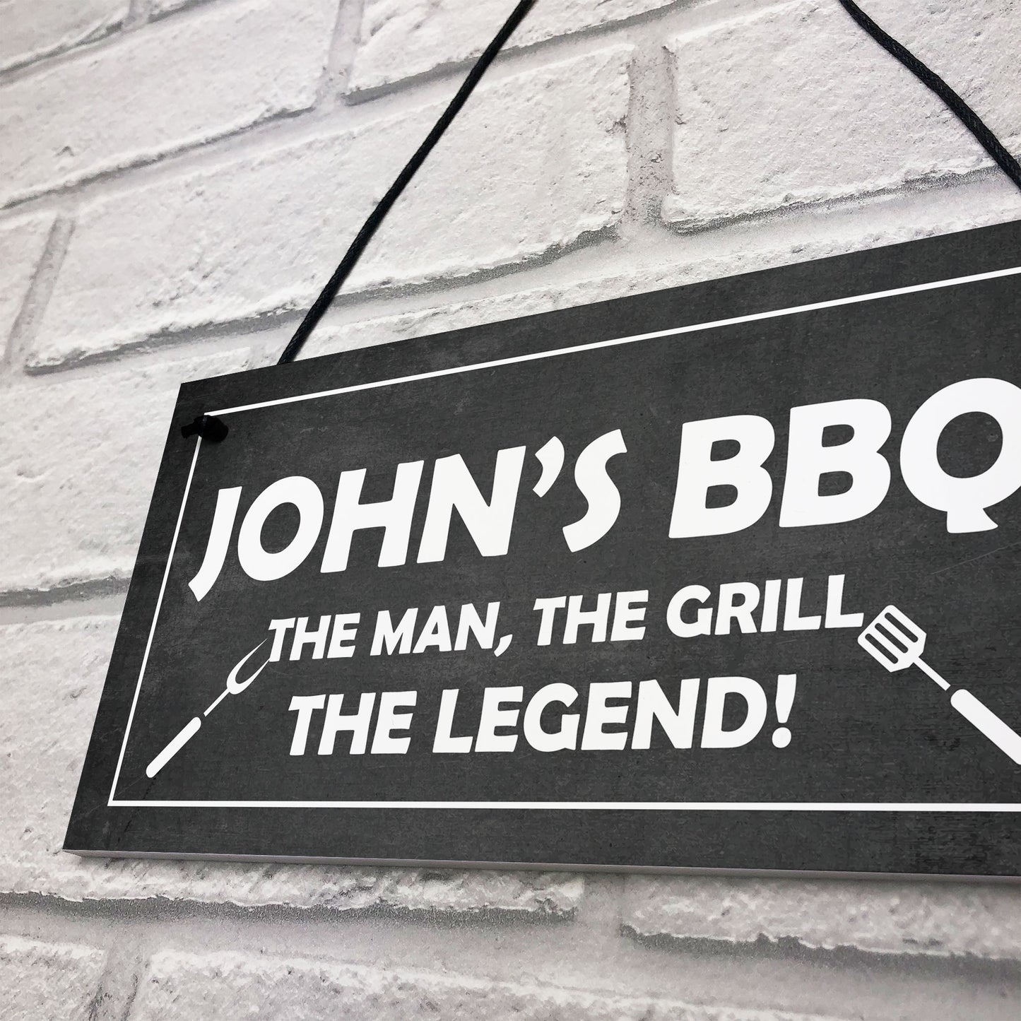 Personalised BBQ Signs And Plaque For Outdoor Funny Gift For Men