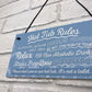 Hot Tub Rules Novelty Hanging Garden Shed Plaque Jacuzzi Pool