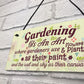 Gardening Art Novelty Hanging Plaques SummerHouse Signs Garden