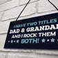 Funny Dad Gift Hanging Sign Grandad Gift Fathers Day Birthday