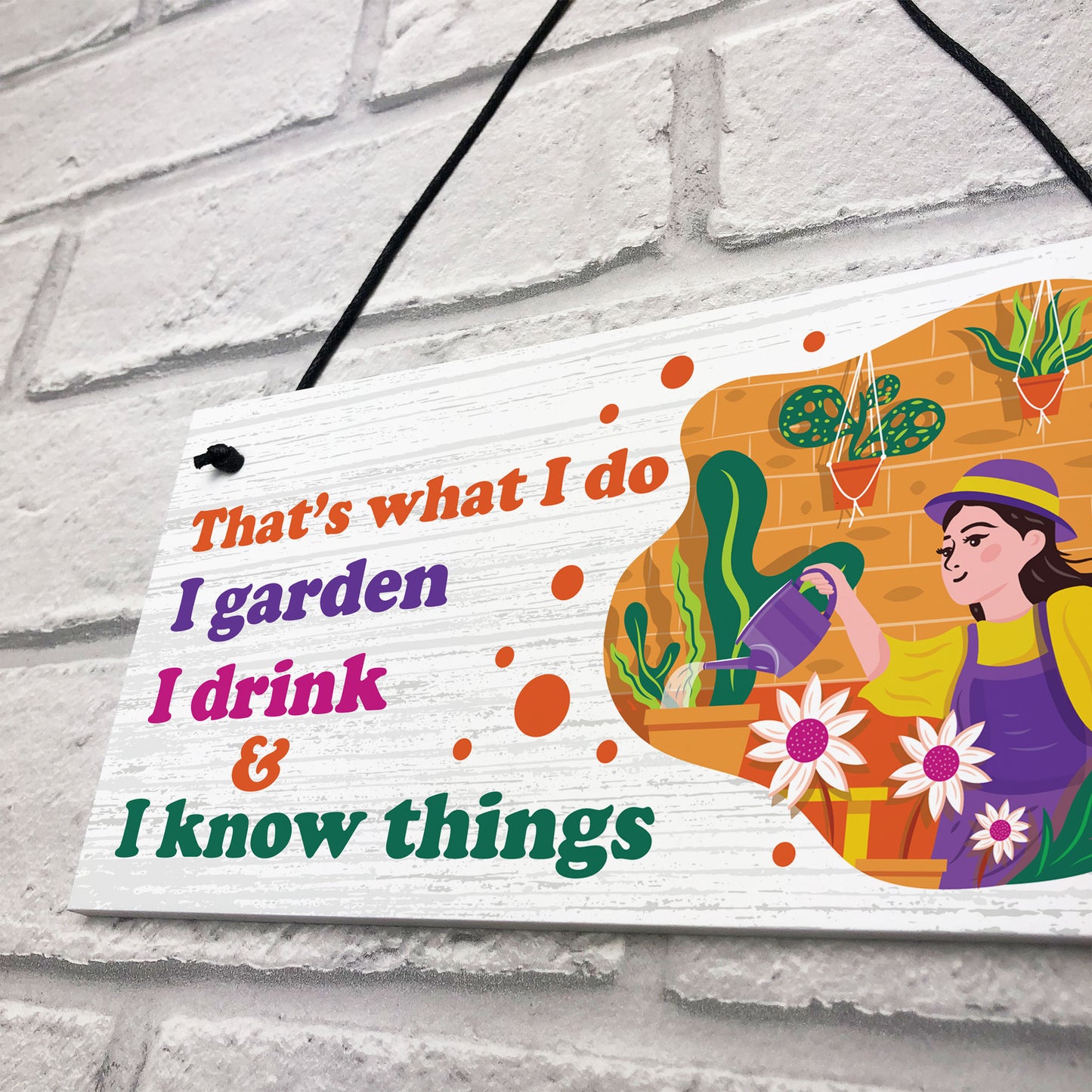 Funny Garden Sign For Garden Lover Gift For Women Her