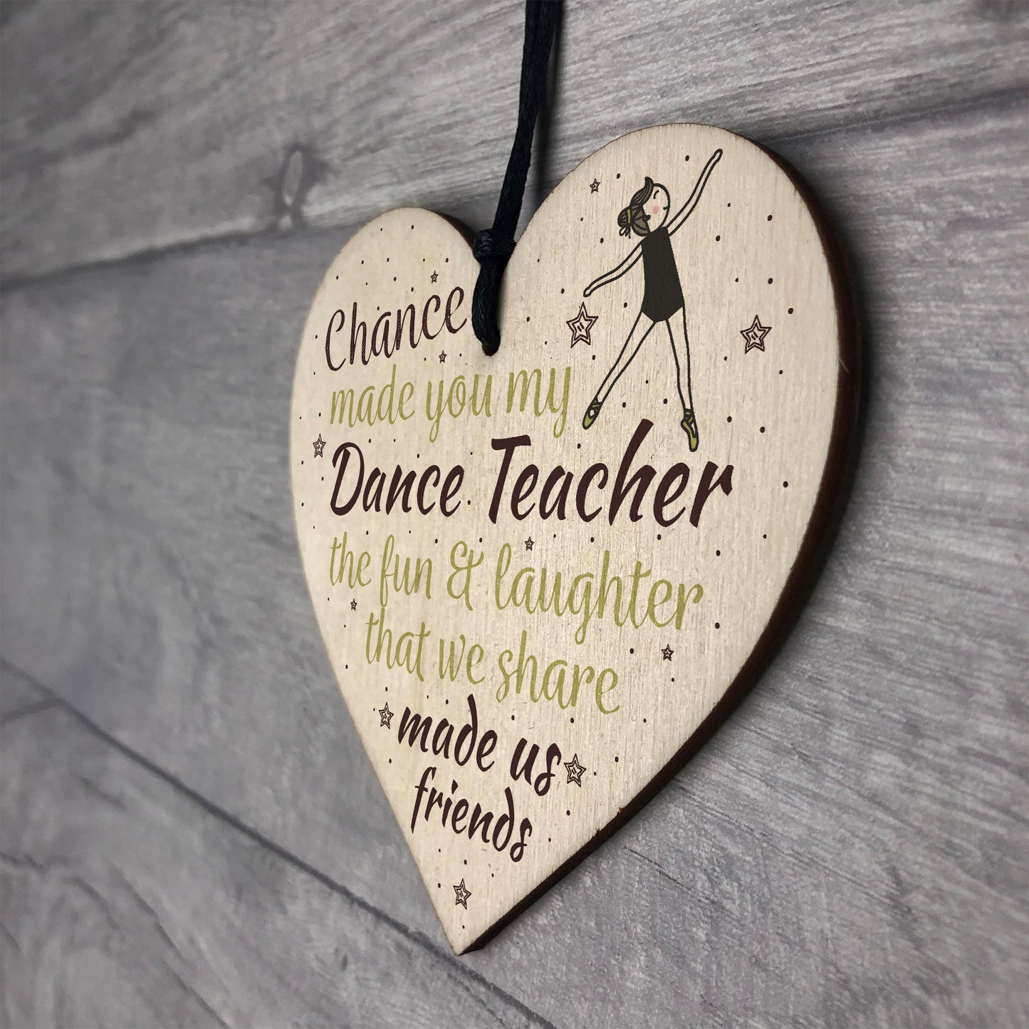 Chance Made Us Friends Dance Teacher Friendship Thank You Gift