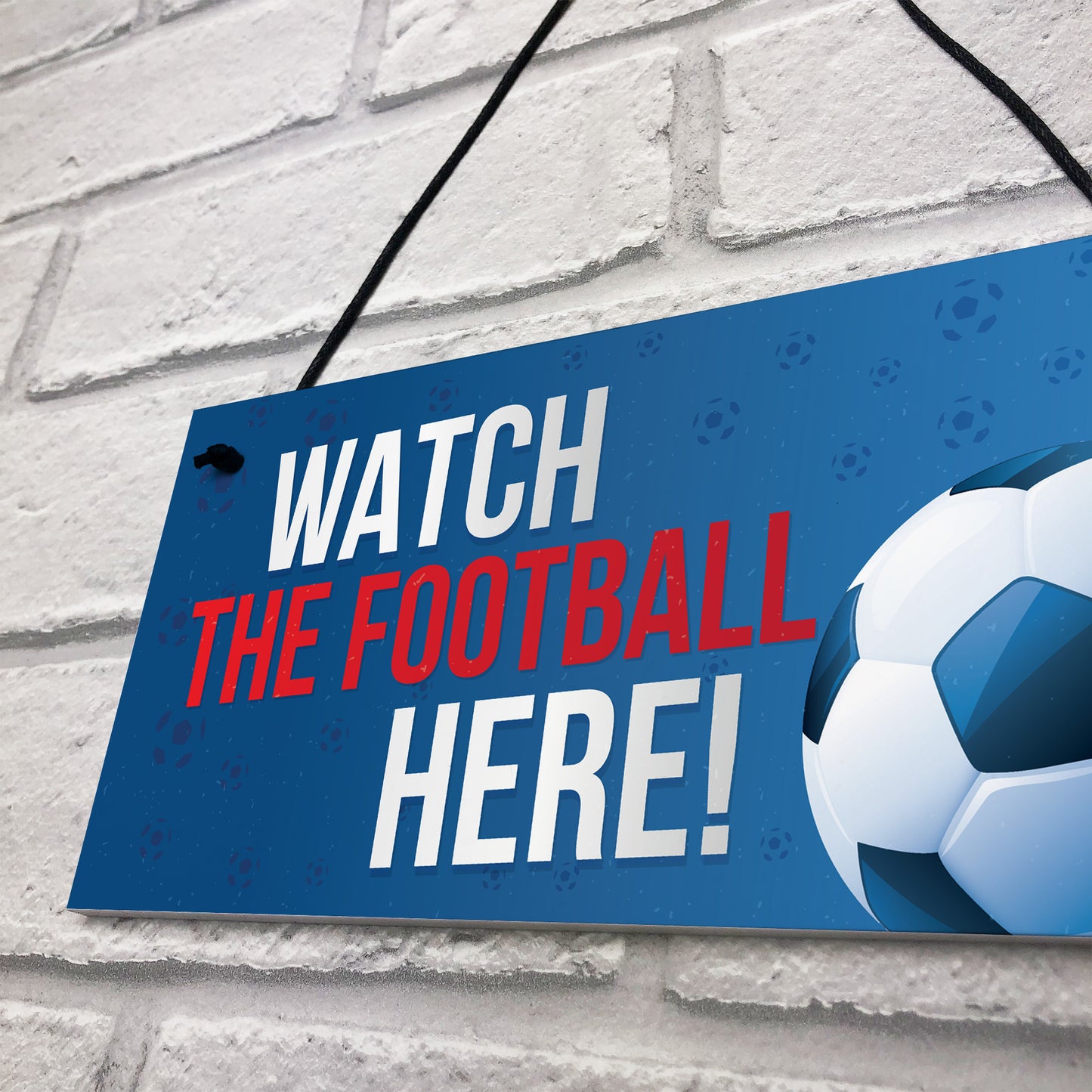 Watch Football Here Pub Bar Man Cave Sign Gift For Men Dad