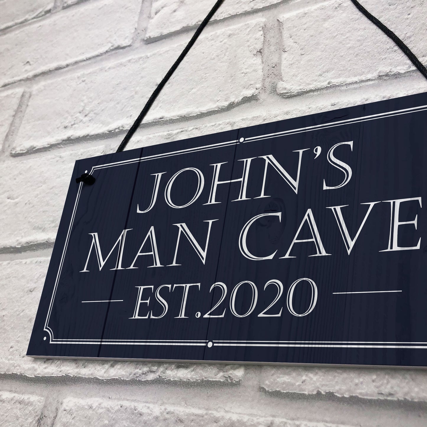 Man Cave Personalised Decor Signs Novelty Gifts For Him Men Boys