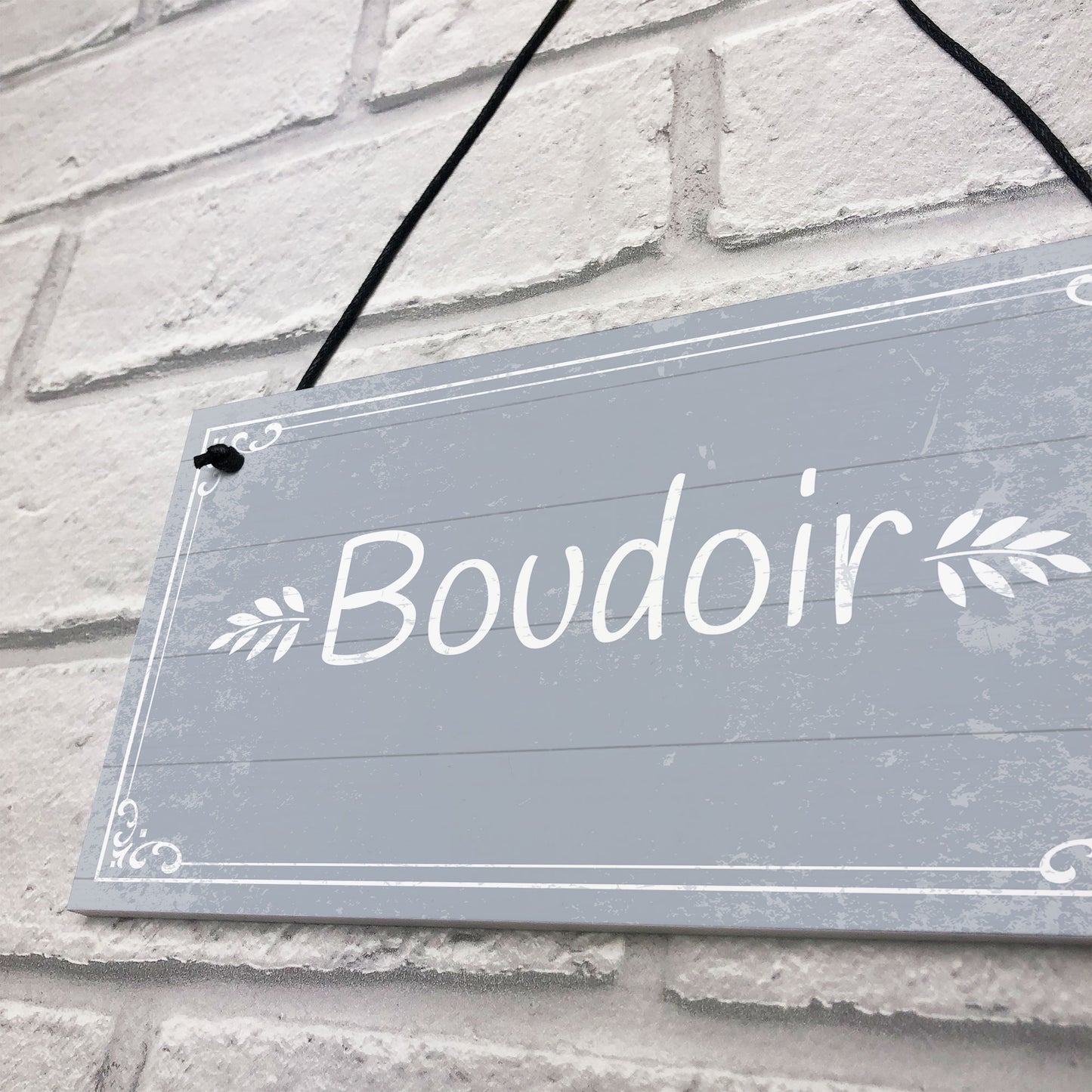 Boudoir Hanging Plaque Home Decor Bedroom Sign New Home Gift