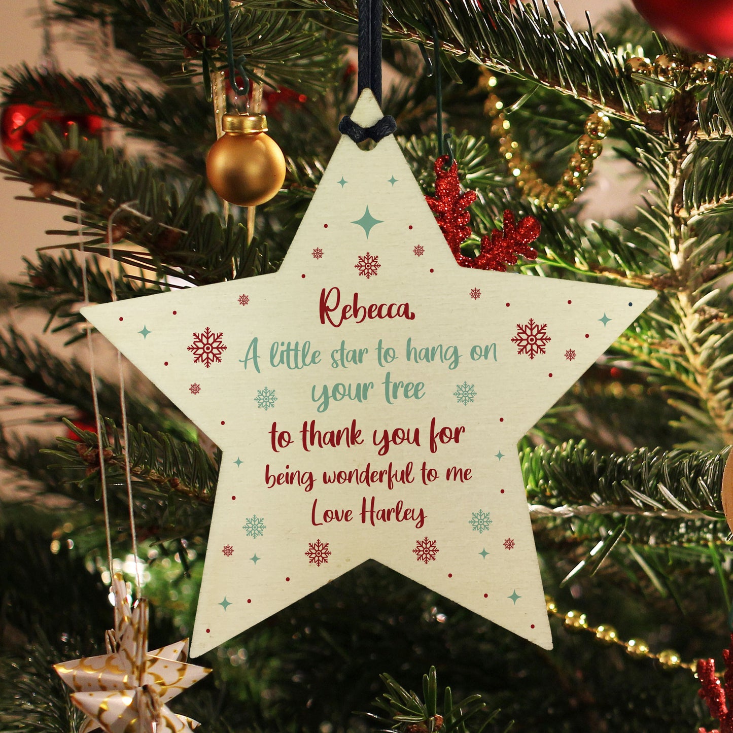 PERSONALISED Thank You Christmas Gift For Teacher Assistant