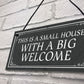 Shabby Chic Style WELCOME SIGN New Home Gift Home Decor