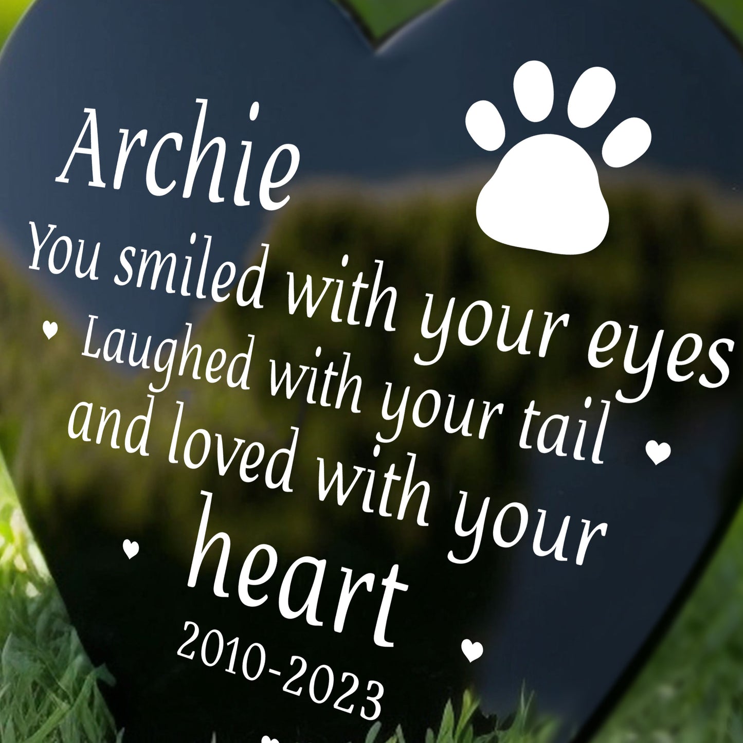 Personalised Pet Memorial Stake Grave Marker Plaque Dog Memorial