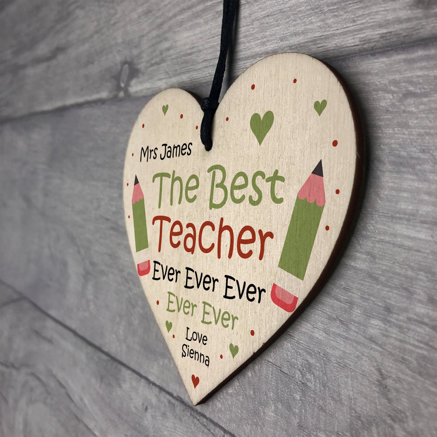 GIFT FOR TEACHER Thank You Nursery Teacher Personalised Leaving