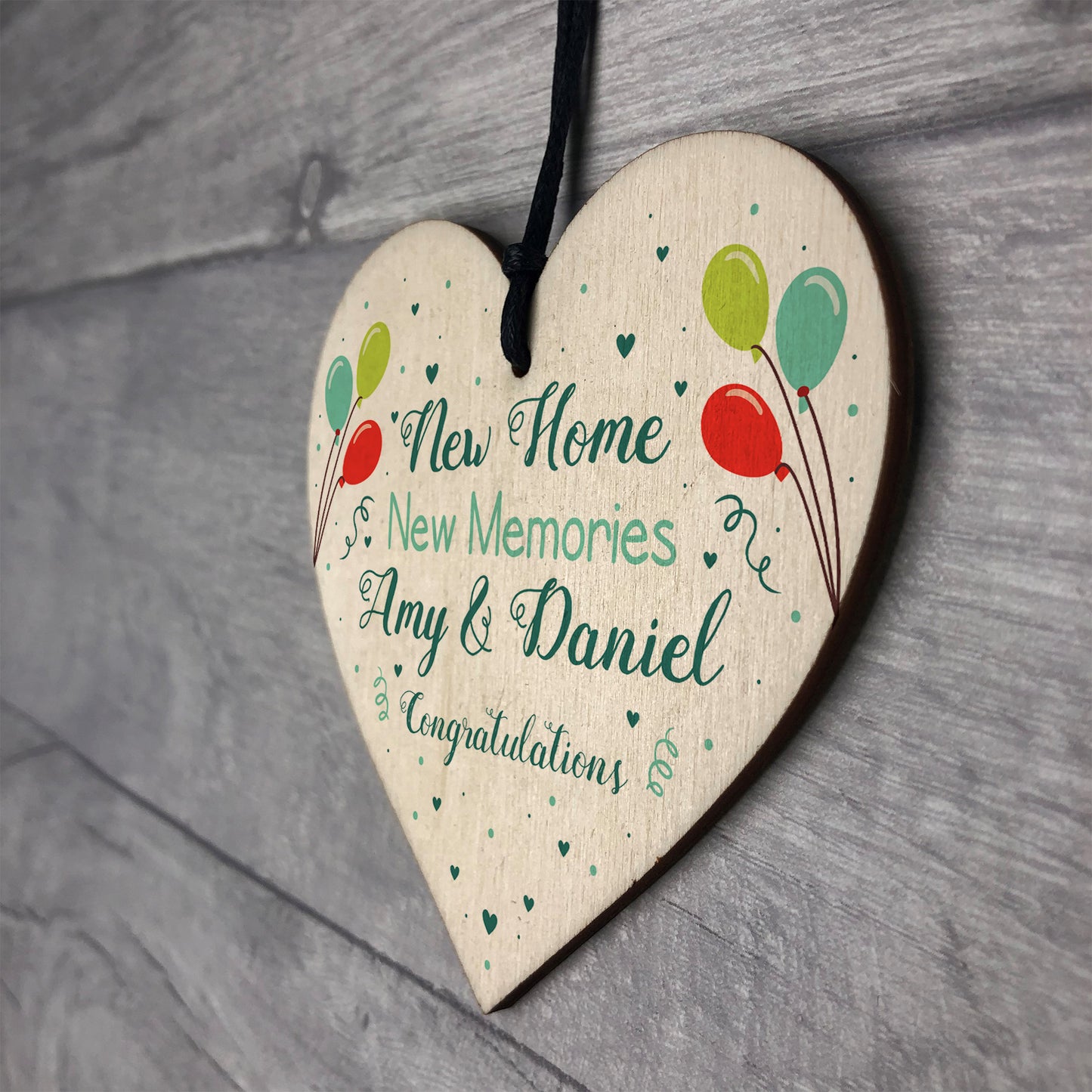 Personalised New Home Housewarming Gift First Plaque Sign