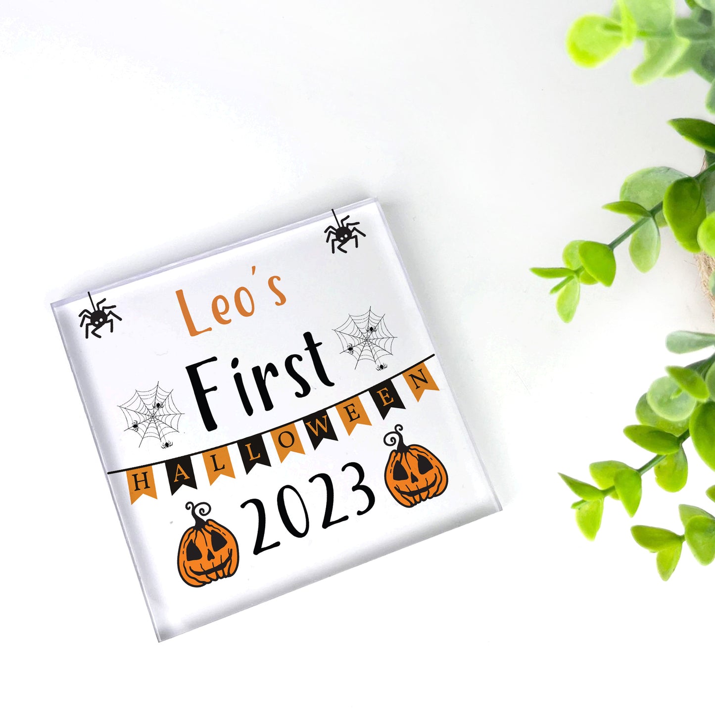 My First Halloween Gift Personalised Halloween Gift Decoration