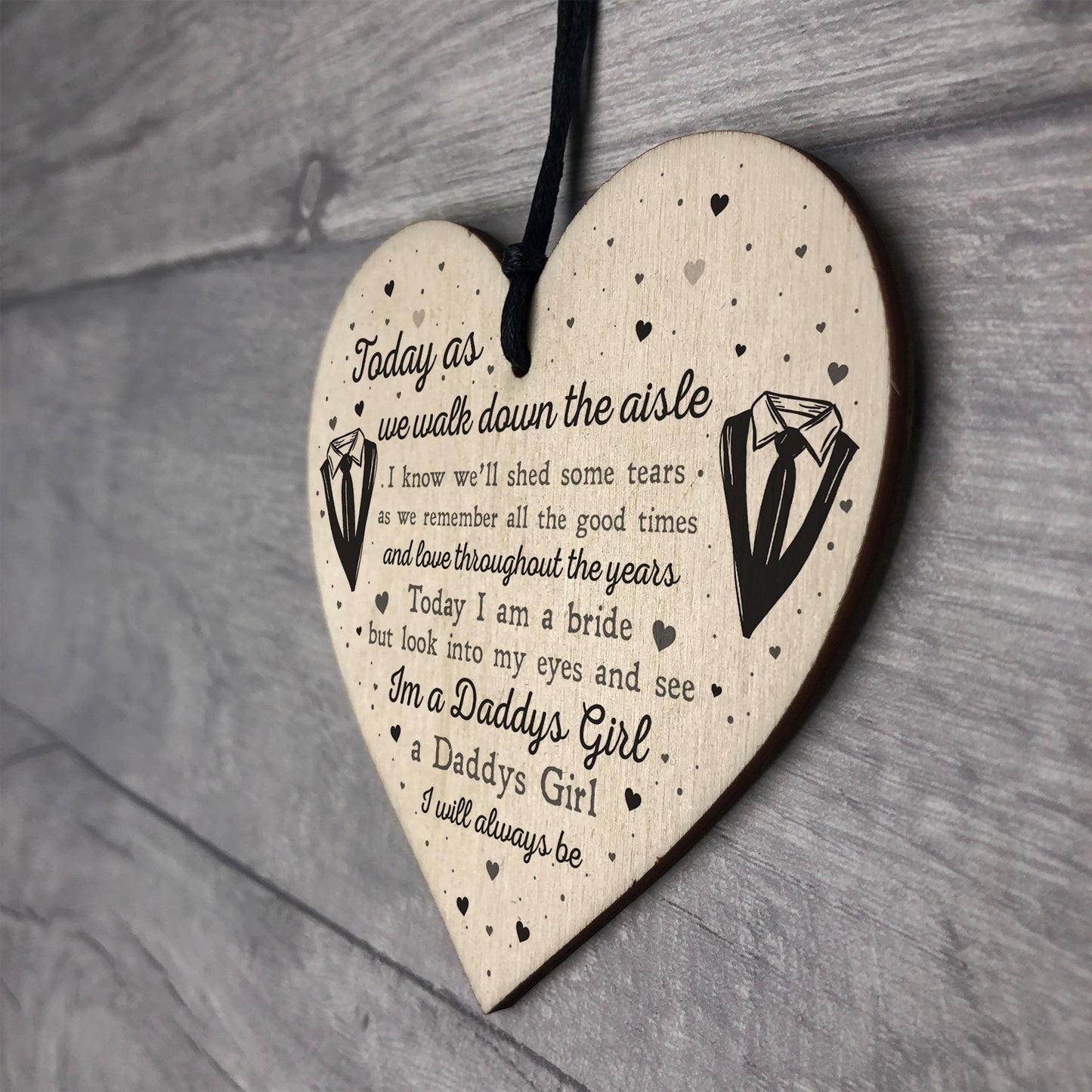 Daddys Girl Wedding Day Gift For Father From Daughter
