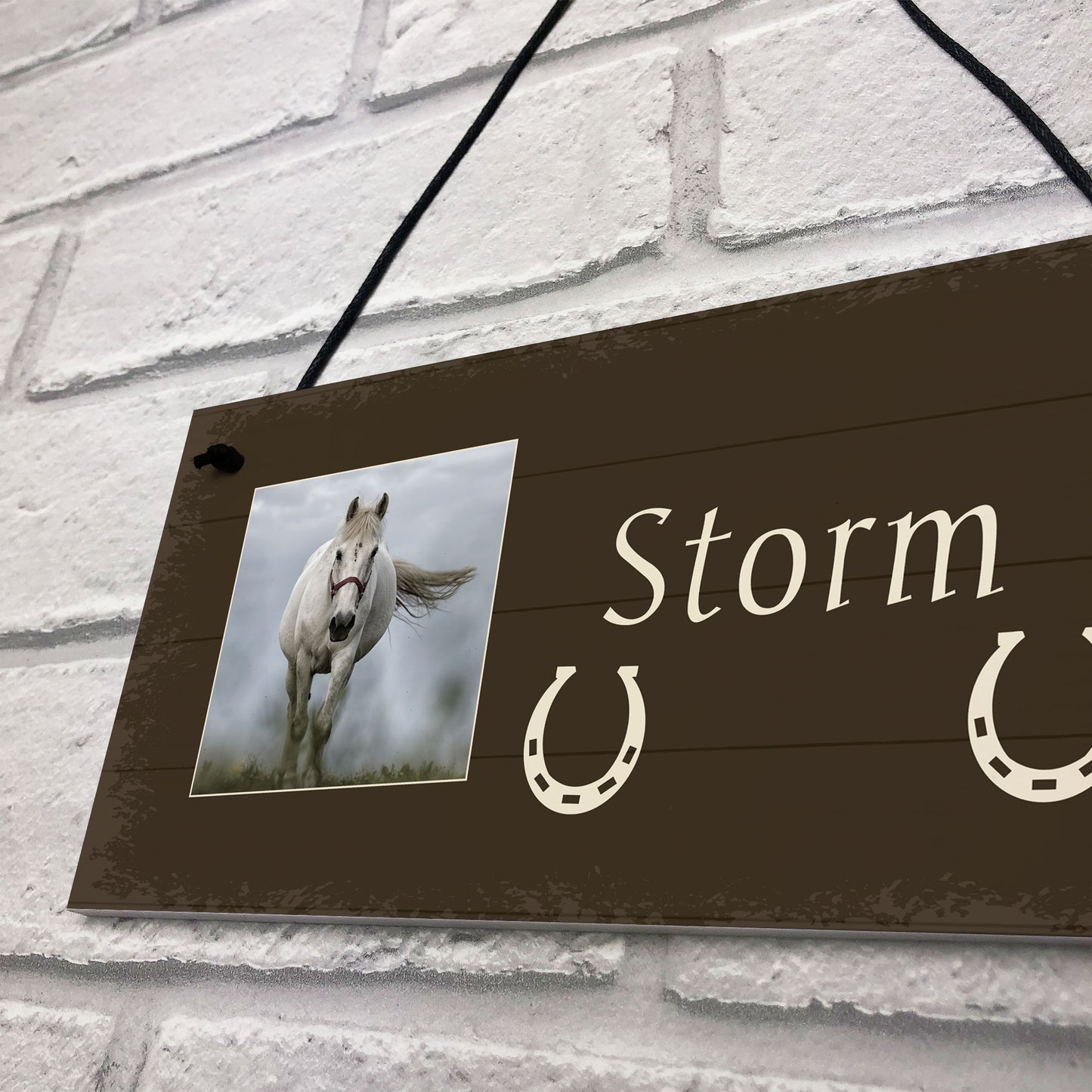 Shabby Chic Stable Sign PERSONALISED Horse Lover Gift