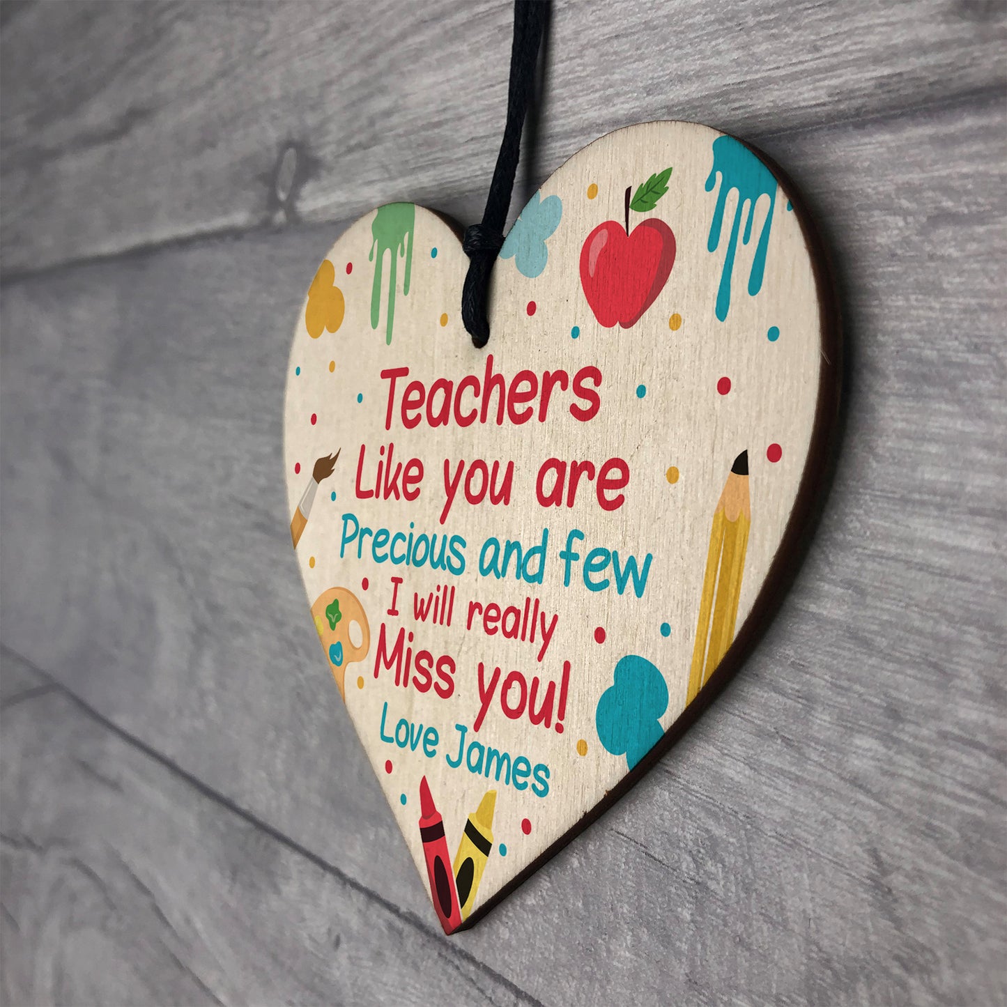 Personalised Thank you Teacher Gift Poem Nursery Pre School Gift