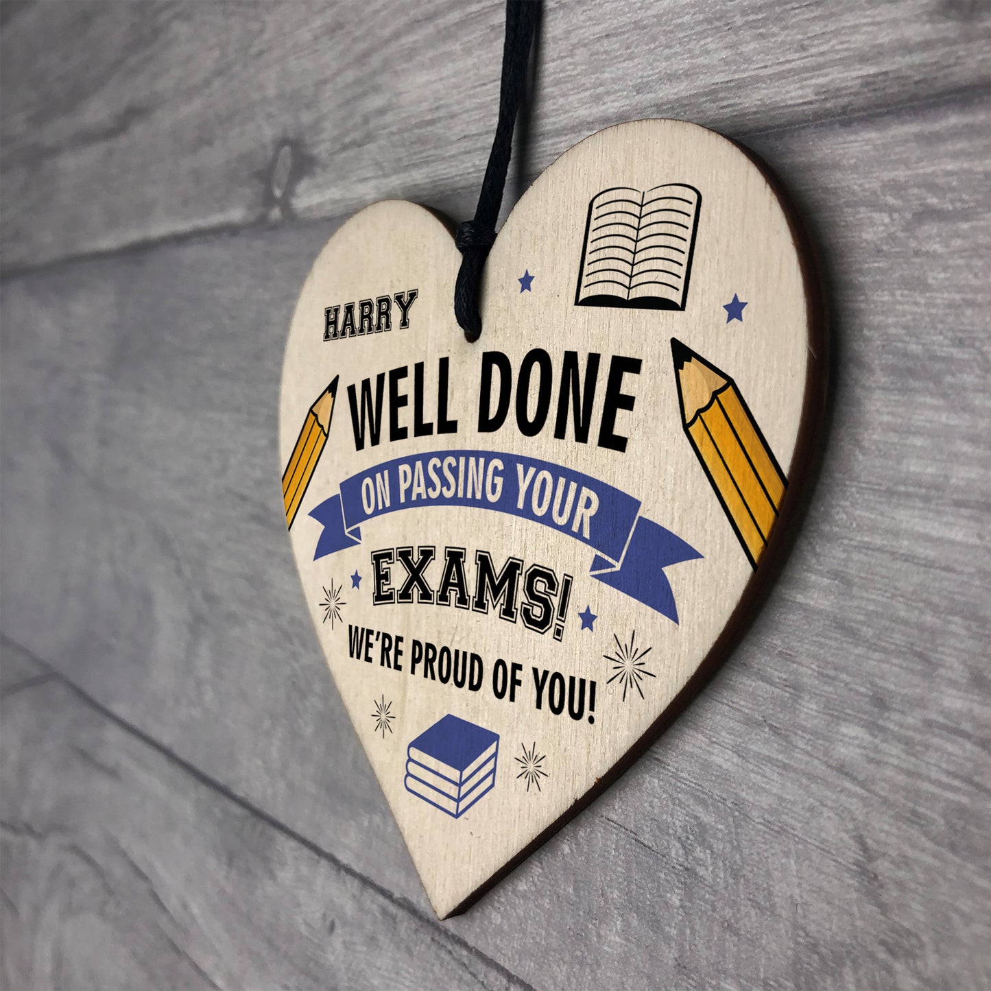 Personalised Well Done On Passing Your Exams GCSE A Level Gift