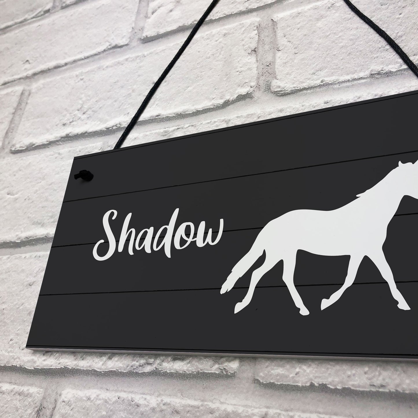 Horse Stable Sign Personalised Hanging Door Sign Horse Sign