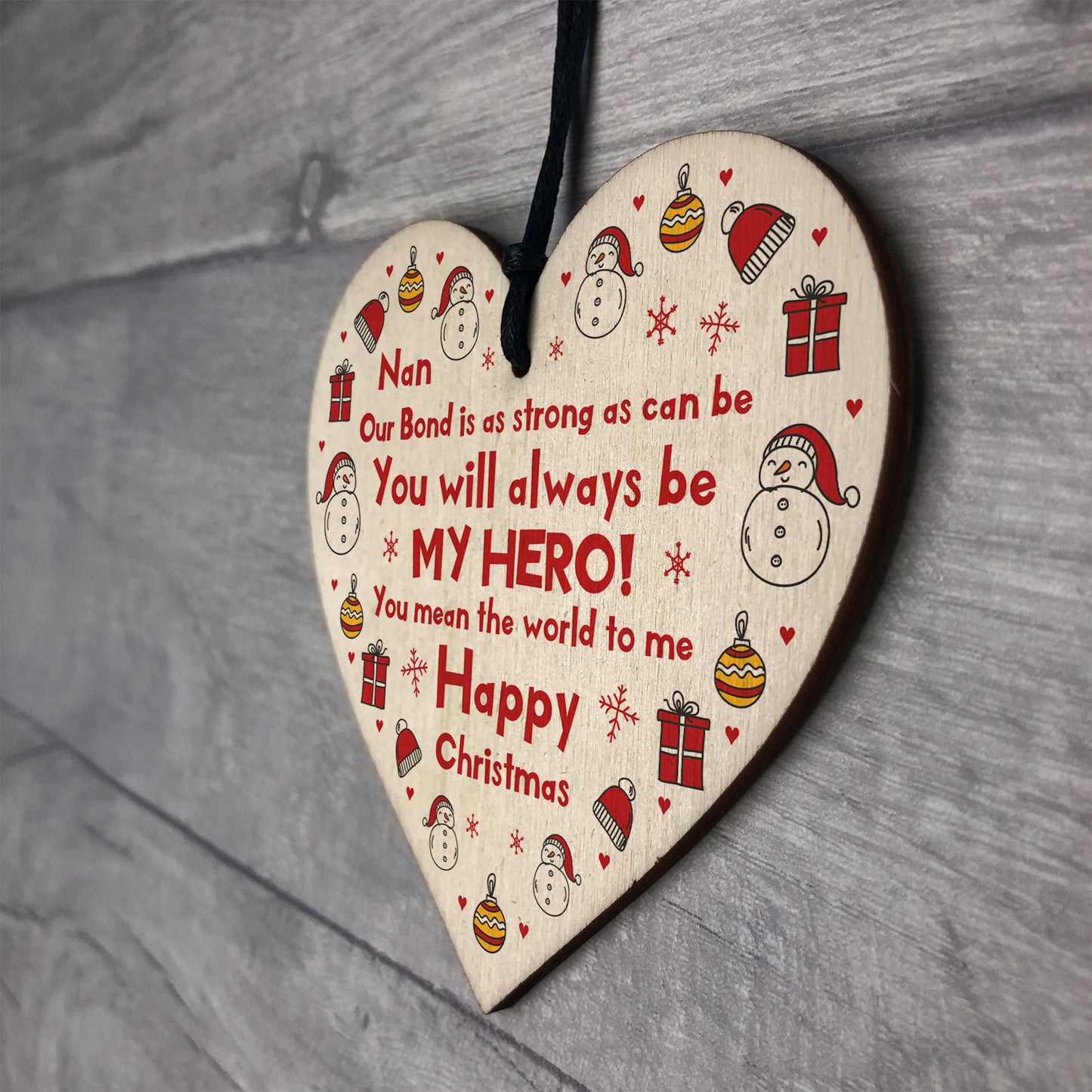 Nan Nanny Christmas Tree Decoration Gifts For Her Grandparents