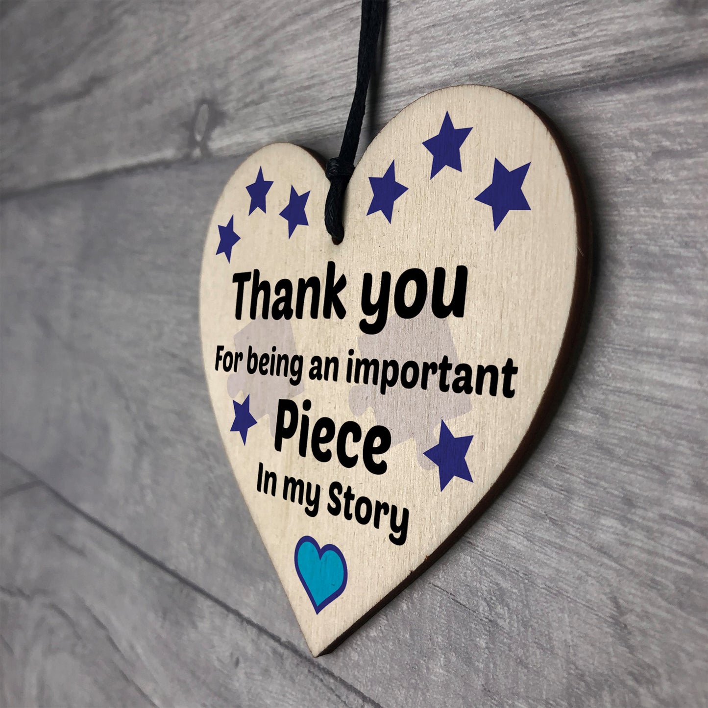 Gift For Teacher THANK YOU Gift Wooden Heart Leaving School