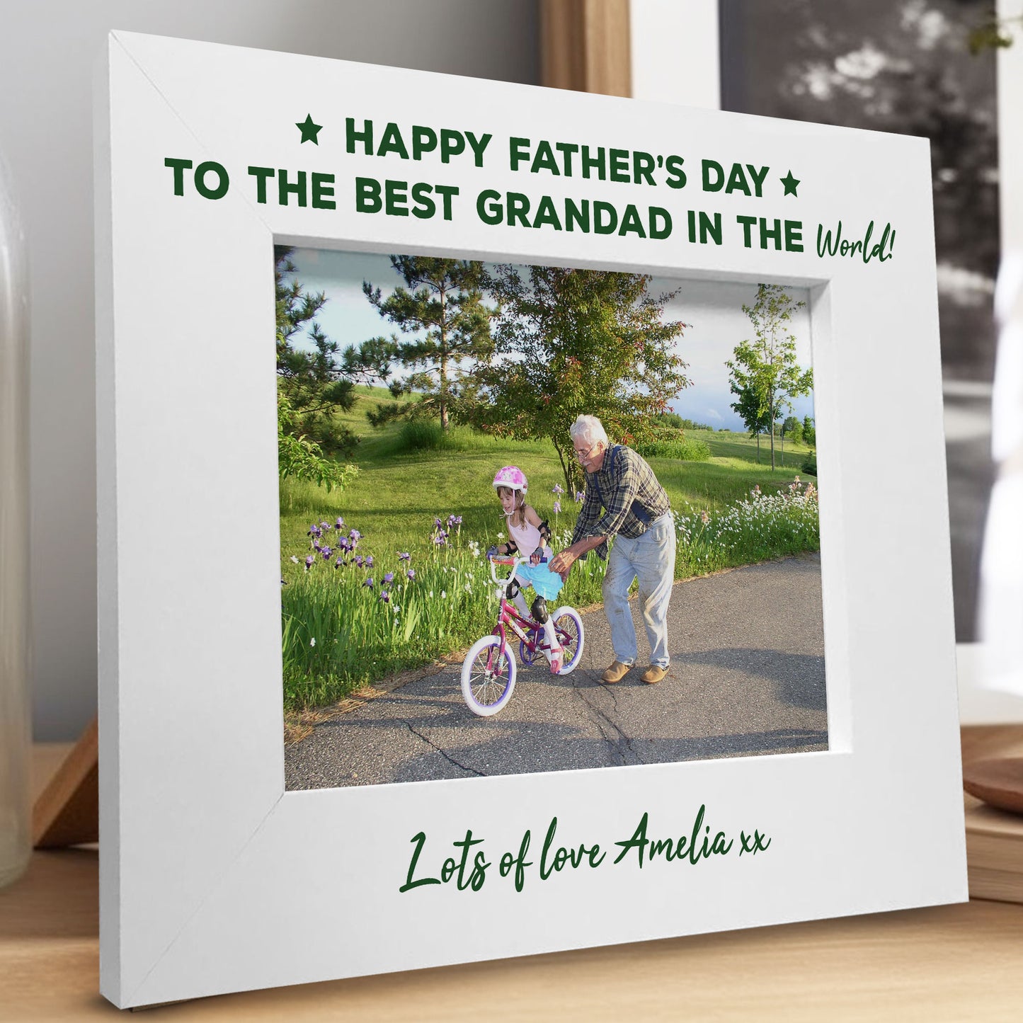 Personalised Fathers Day Gift Photo Frame Gift For Grandad Dad