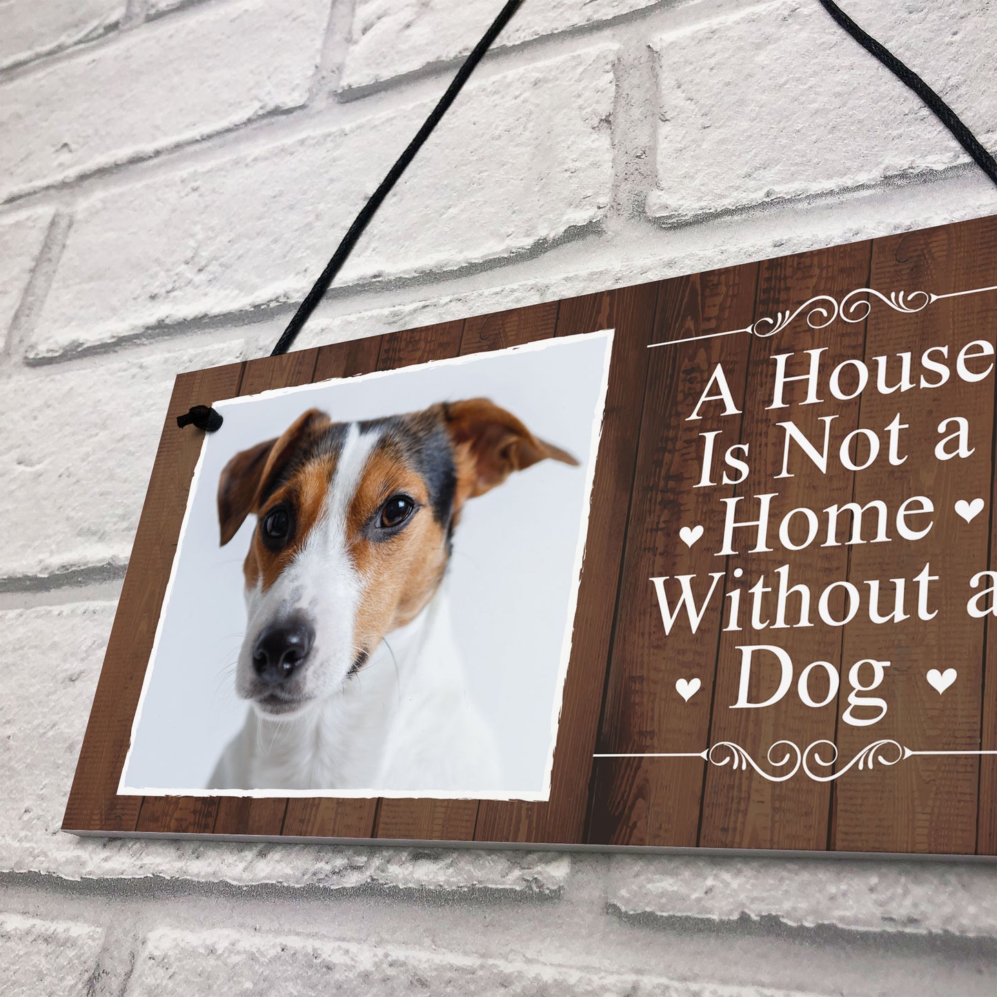 Personalised Dog Photo Gifts Hanging Sign Novelty Animal Lover