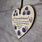 unny 50th Birthday Gift For Dad Brother Uncle Friend Wood Heart