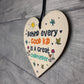 Great Childminder Gift Wooden Heart Thank You Gift Friendship