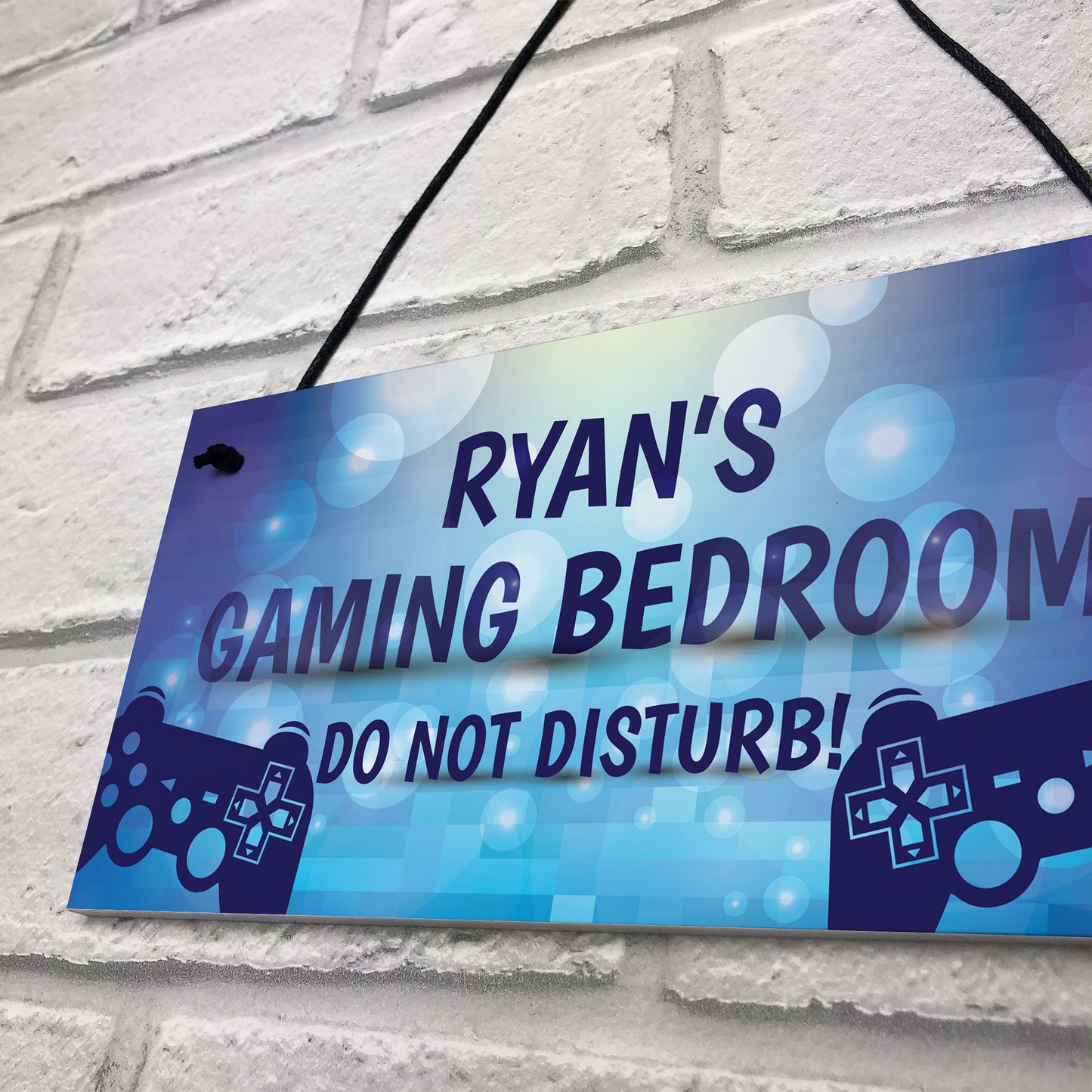 PERSONALISED Gaming Bedroom Sign Novelty Gamer Gift