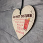 Home Bar Sign Wooden Heart Novelty Garden Kitchen Pub Wall