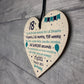 Rude Funny 18th Birthday Gift For Daughter Son Wooden Heart