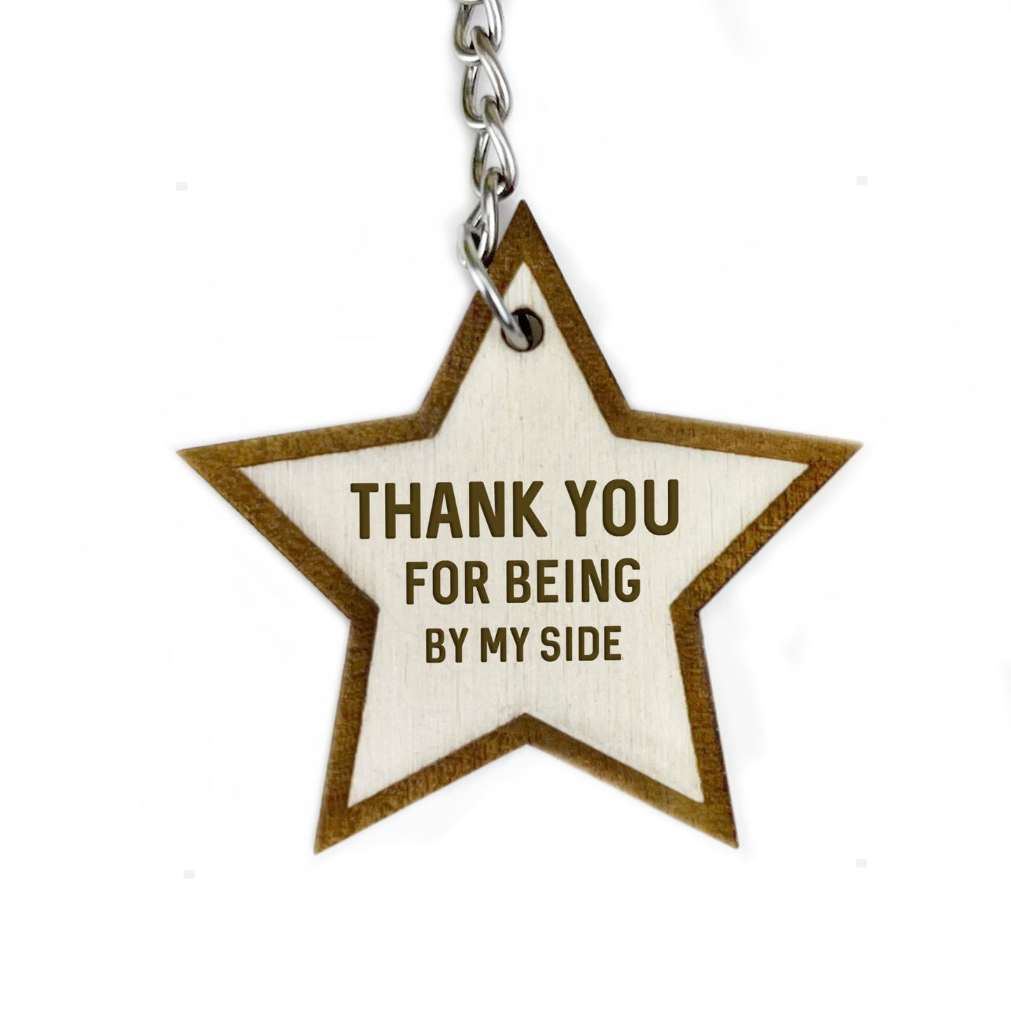 Gift For Teacher Teaching Assistant Wood Keyring Thank You Gift