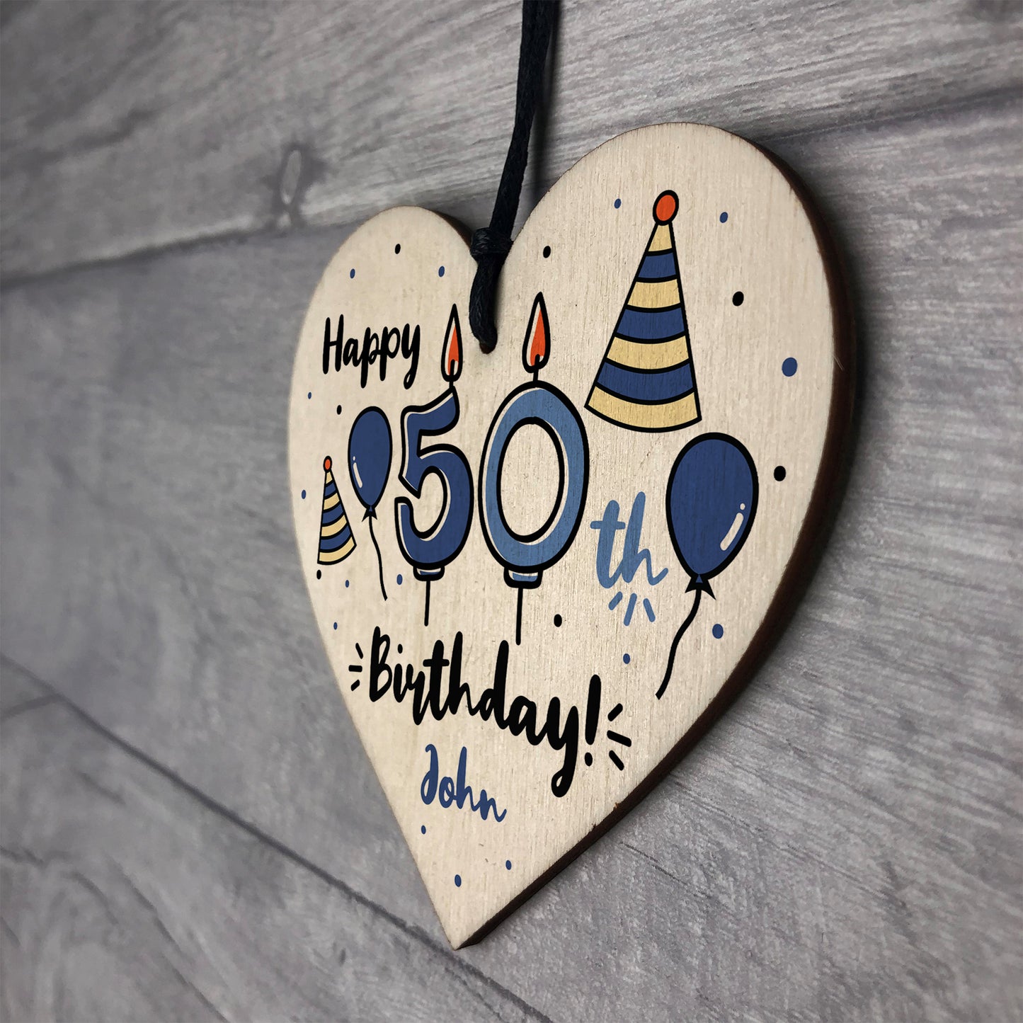 Quirky Personalised 50th Birthday Gift For Him Her Mum Dad