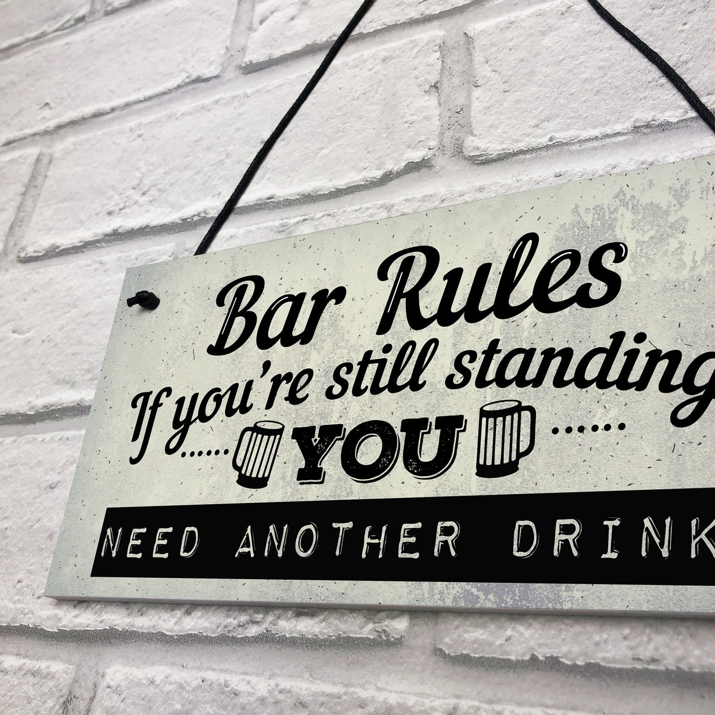 Still Standing Plaque Alcohol Beer Pub Bar Garden Man Cave Wall