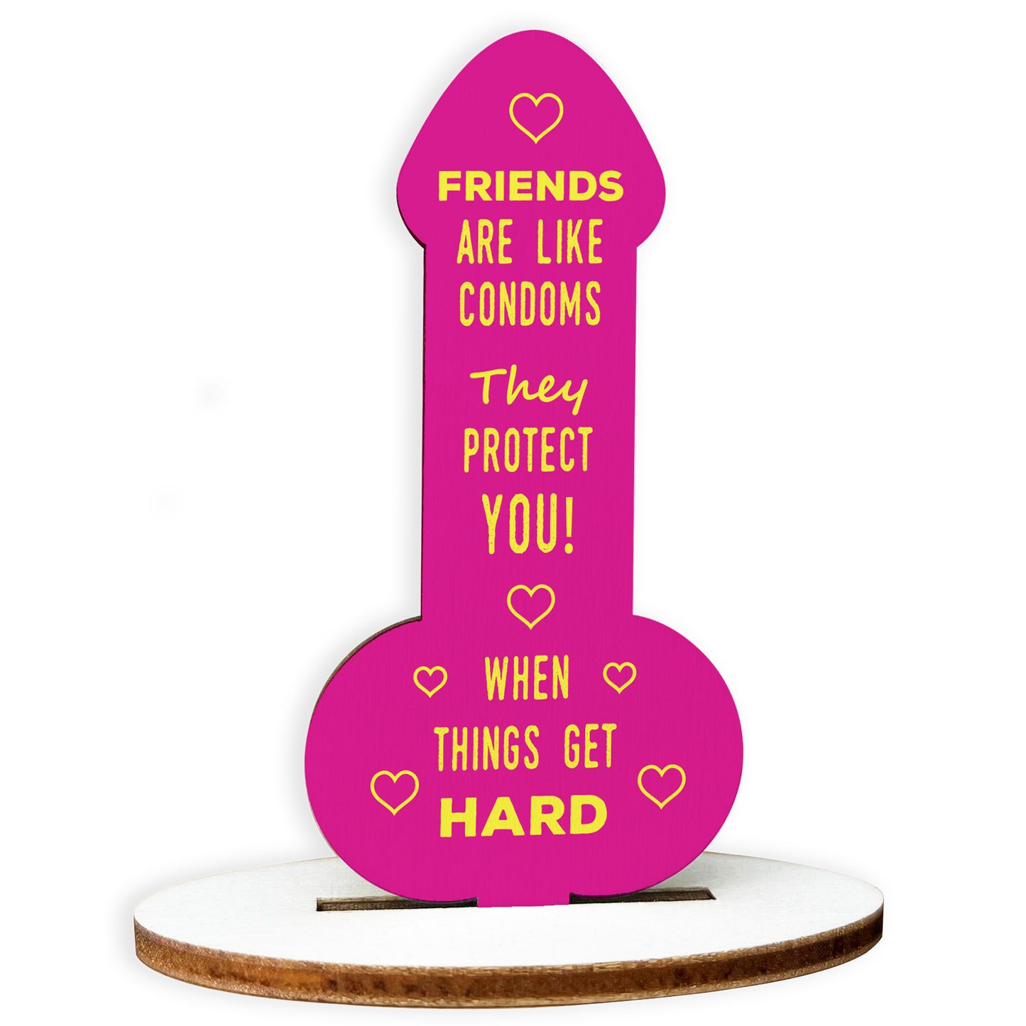 Funny Rude Friendship Plaque Novelty Gift For Best Friend Joke