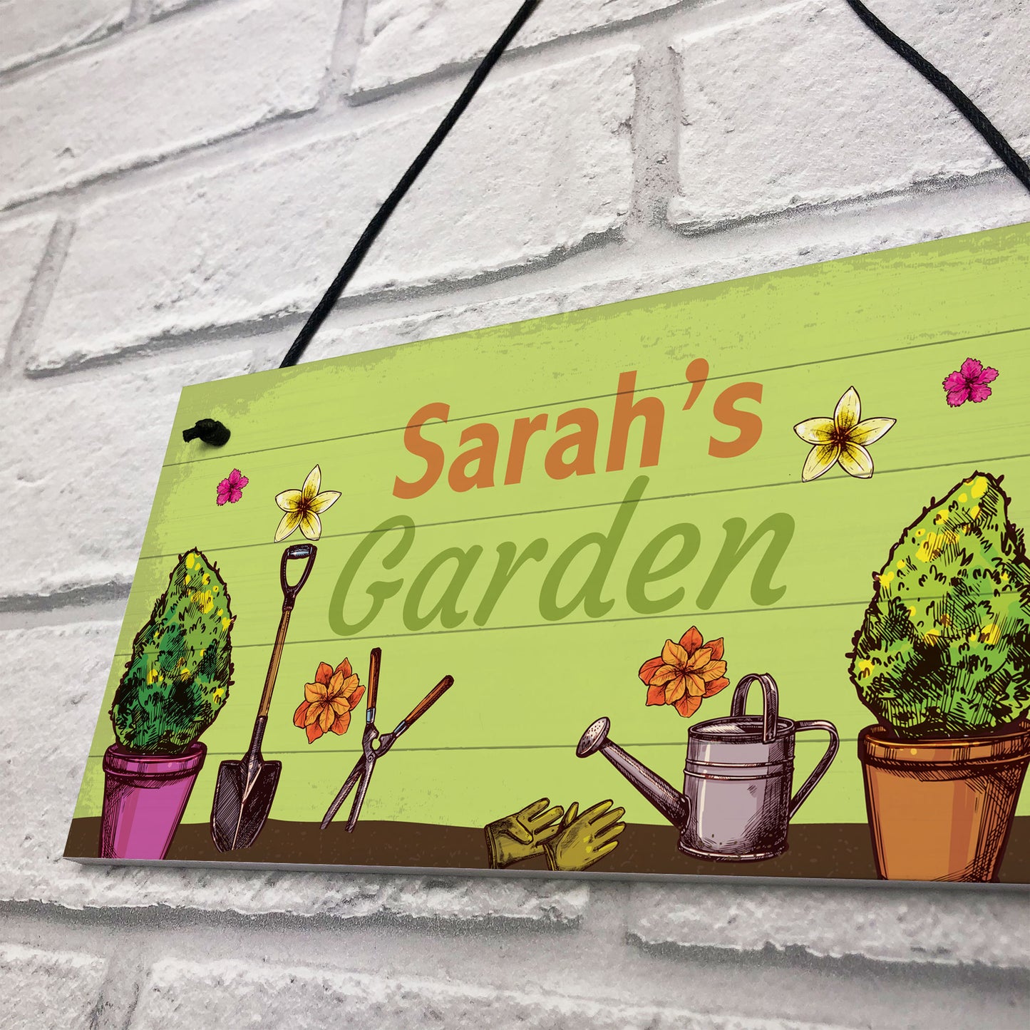 Garden Lover Gift Hanging Plaque Garden Summer House Shed Sign