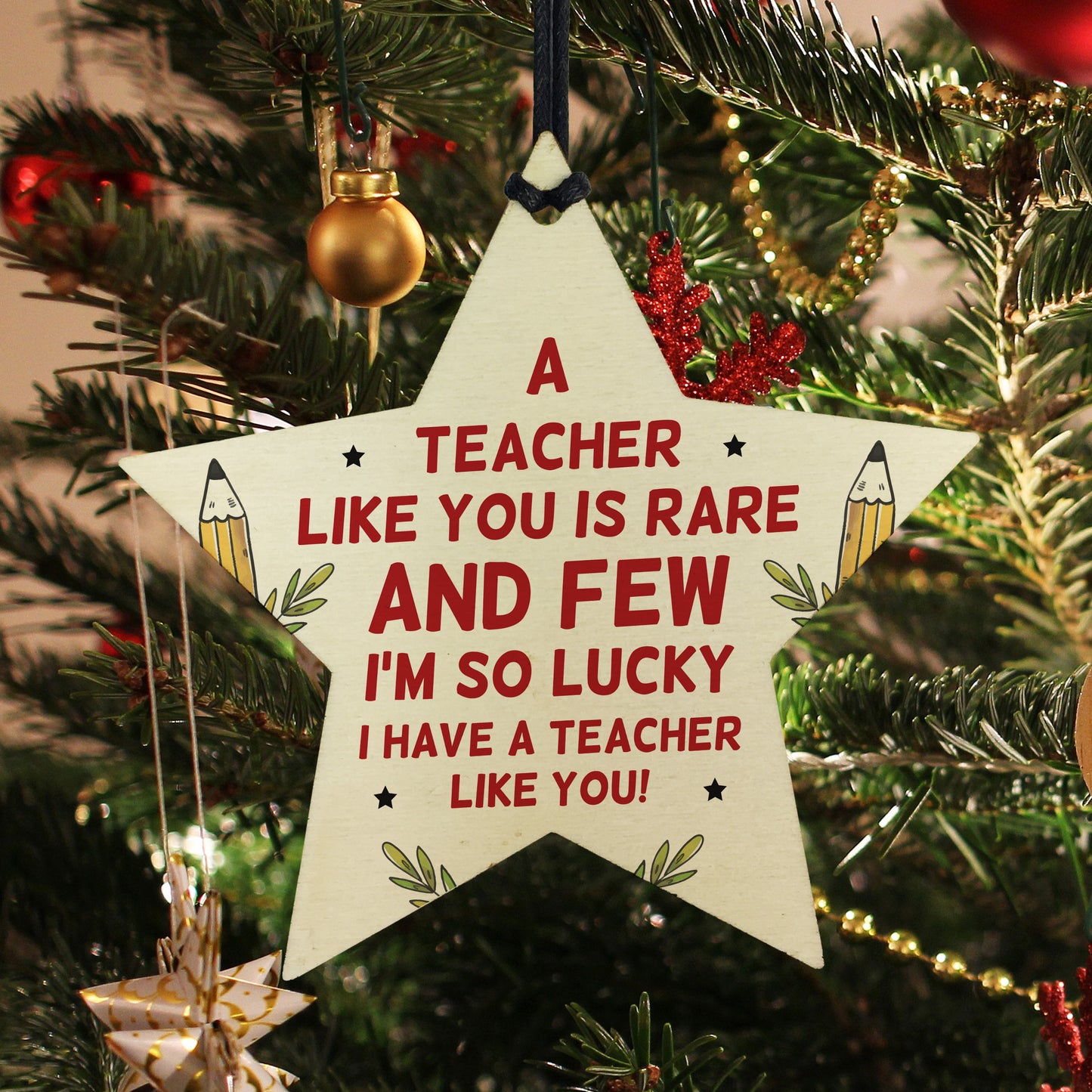 Teacher Gift Poem Thank You Gift Wooden Star Nursery School Gift