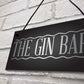 The Gin Bar Garden Party Alcohol Novelty Gift Pub Wall Plaque