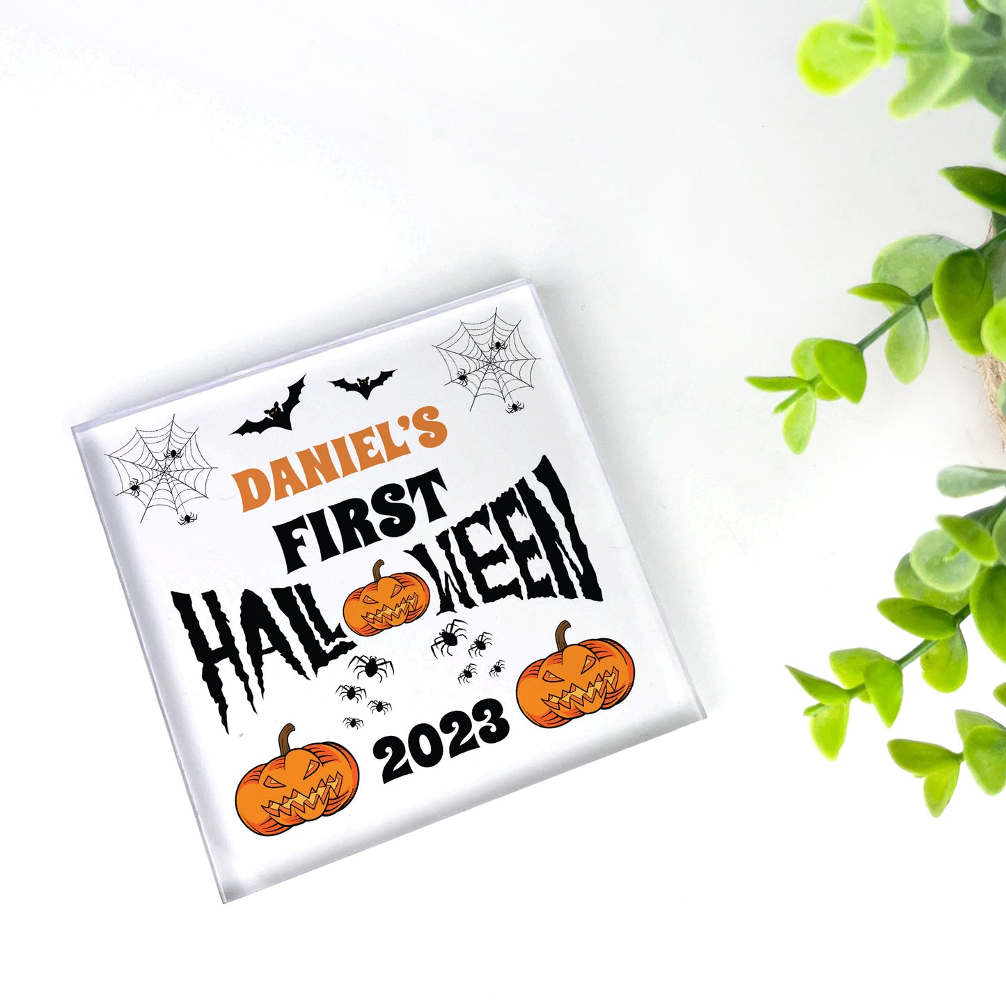 Personalised My First Halloween Ornament Halloween Decoration