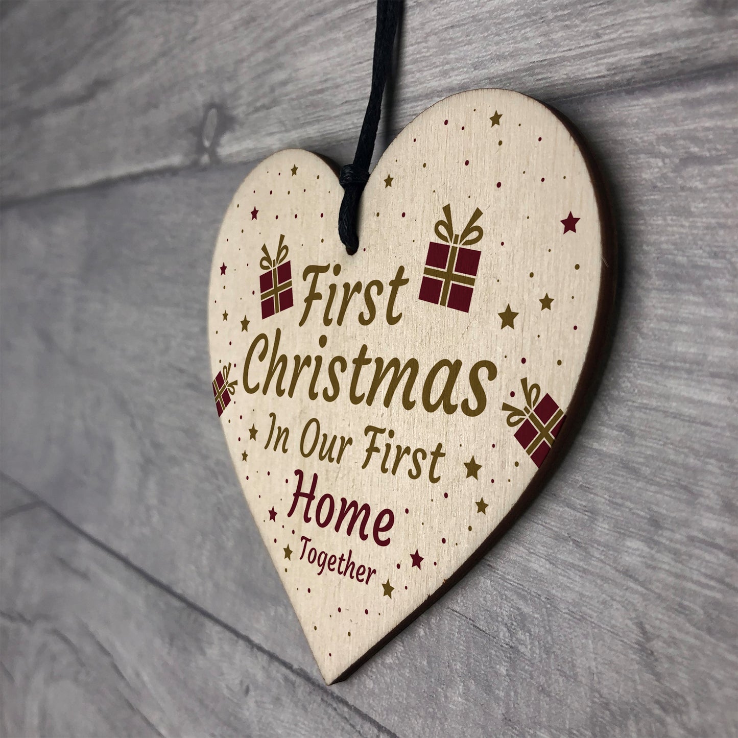 1st Home Together Personalised Christmas Bauble Tree Decoration